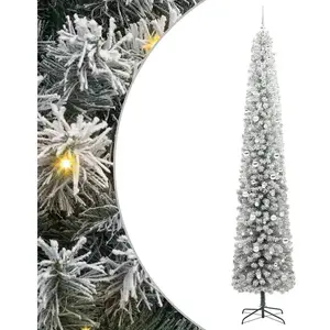 vidaXL Sapin de Noël artificiel Vert 300 cm PVC et acier et plastique pas cher