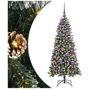 vidaXL Sapin de Noël artificiel avec 150 LED Vert 50 x 50 x 120 cm pas cher