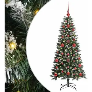 vidaXL Sapin de Noël artificiel avec 150 LED Vert 50 x 50 x 120 cm pas cher