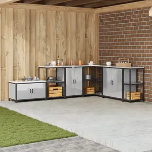 vidaXL Meuble de rangement de cuisine Argenté 60 x 50 x 92 cm pas cher