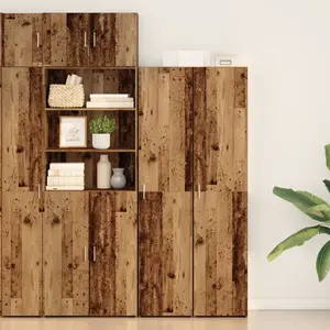 vidaXL Haut Armoire Bois ancien 40 x 42,5 x 185 cm pas cher