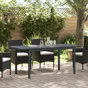 Comparateur de prix : vidaXL Vidaxl Table De Jardin Gris Foncé Aluminium Grande