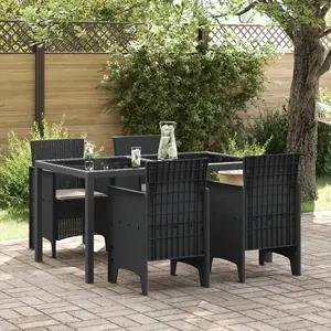 vidaXL Chaise De Jardin Vidaxl Ensemble De 4 Anthracite, Taupe pas cher