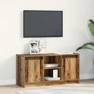 vidaXL Vidaxl Centre De Divertissement Bois Vieilli Bois D'ingénierie pas cher