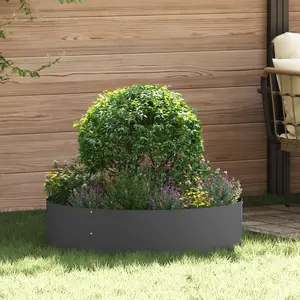 vidaXL Pots en plastique noir Noir Plastique Grand Durable pas cher