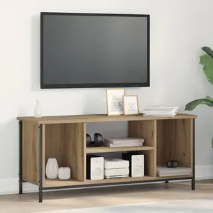 vidaXL Meuble TV Chêne artisanal 102 x 35 x 45 cm Bois d'ingénierie pas cher