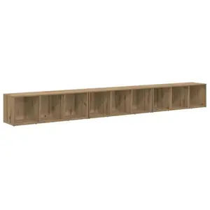 vidaXL Meuble TV 3 pcs chêne artisanal 37 x 35 x 107.5 cm pas cher