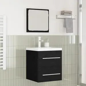 vidaXL Ensemble de mobilier de salle de bain 2 pcs chêne artisanal pas cher