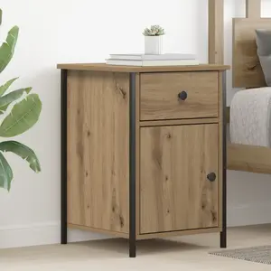 vidaXL Vidaxl Cabinet De Chevet En Chêne Massif 40x42x60 Cm pas cher