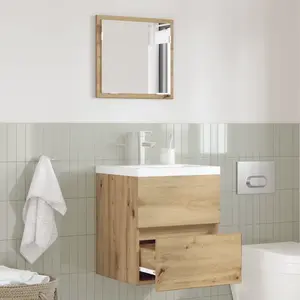 vidaXL Cabinet de salle de bain Chêne artisanal 41 x 38,5 x 45 cm pas cher