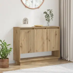 vidaXL Buffet chêne artisanal 97 x 29 x 75 cm Bois d'ingénierie pas cher