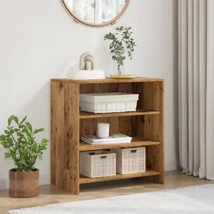 vidaXL Vidaxl Buffet Vieux Bois 70x41x75 Cm Bois D'ingénierie pas cher