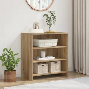 vidaXL Vidaxl Buffet Chêne Artisanal 70x41x75 Cm Bois D'ingénierie pas cher