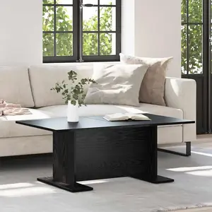 vidaXL Table basse Chêne noir 103,5 x 60 x 40 cm Bois d'ingénierie pas cher