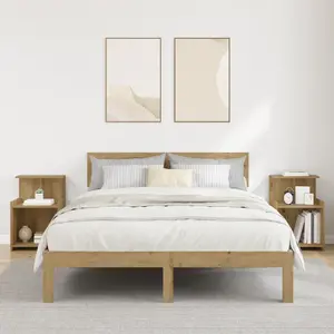 Comparateur de prix : vidaXL Cabinet de chevet 2 pcs Chêne artisanal 40 x 35 x 60 cm