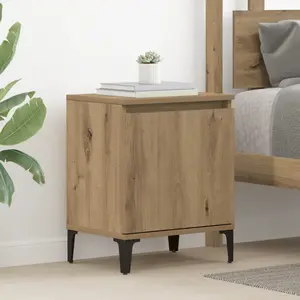 vidaXL Vidaxl Table De Chevet En Chêne D'artisan Chêne D'artisan pas cher