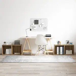 vidaXL Ensemble meuble TV 4 pcs Chêne artisanal 37 x 35 x 37,5 cm pas cher