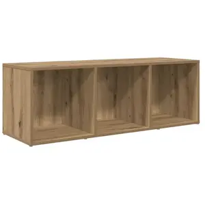 vidaXL Meuble TV avec stockage chêne artisanal Bois d'ingénierie pas cher