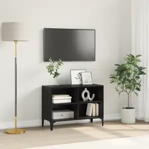 vidaXL Ensemble meuble TV Noir 69,5 x 30 x 50 cm Bois d'ingénierie pas cher