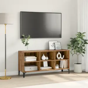 vidaXL Ensemble meuble TV Marron 103,5 x 30 x 50 cm Bois d'ingénierie pas cher