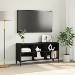 vidaXL Ensemble meuble TV Noir 103,5 x 30 x 50 cm Bois d'ingénierie pas cher