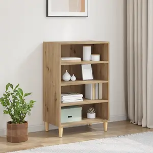 vidaXL Buffet chêne artisanal 57 x 35 x 90 cm Bois d'ingénierie pas cher