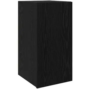Comparateur de prix : vidaXL Meuble TV mural Chêne noir 30,5 x 30 x 60 cm Bois d'ingénierie