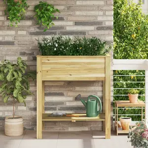 vidaXL Vidaxl Support De Jardin 85x46x94 Cm Bois De Pin Imprégné pas cher