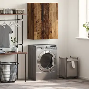 vidaXL Meuble mural Marron 69,5 x 34 x 90 cm Bois d'ingénierie pas cher