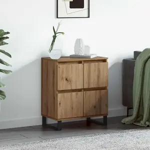 vidaXL Buffet Chêne artisanal 60 x 35 x 70 cm pas cher