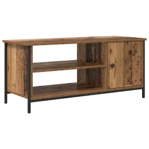vidaXL Vidaxl Meuble Tv Bois Ancien 100 X 40 X 45 Cm Bois D'ingénierie pas cher