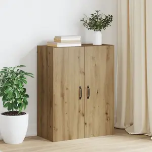 vidaXL Armoire suspendue chêne artisanal 69,5 x 34 x 90 cm pas cher