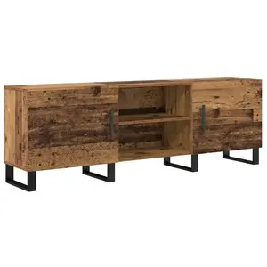 vidaXL Meuble TV Bois Ancien 150 x 30 x 50 cm Bois d'ingénierie pas cher