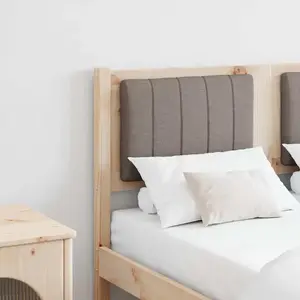 vidaXL Vidaxl Tête De Lit Capitonnée Avec Tête De Lit Marron 120 Cm pas cher
