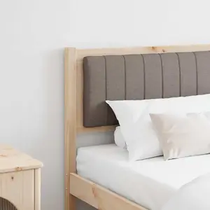 vidaXL Vidaxl Tête De Lit Capitonnée Avec Tête De Lit Marron 180 Cm pas cher