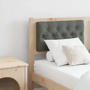 vidaXL Tête de lit marron et gris foncé 150 cm Bois massif en pin pas cher