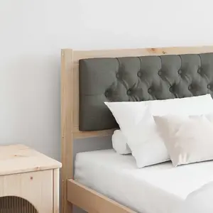 vidaXL Tête de lit marron et gris foncé 180 cm Bois massif en pin pas cher