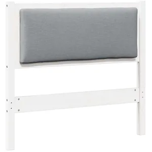 vidaXL Vidaxl Tête De Lit Autre Blanc 90 Cm Bois Massif En Pin pas cher