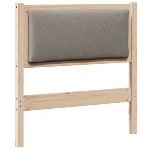 vidaXL Vidaxl Tête De Lit Autre Marron 80 Cm Bois Massif En Pin pas cher