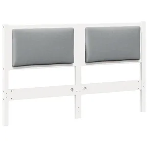 vidaXL Vidaxl Tête De Lit Autre Blanc 140 Cm Bois Massif En Pin pas cher