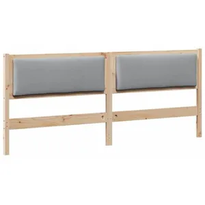 vidaXL Vidaxl Tête De Lit Autre Marron 200 Cm Bois Massif En Pin pas cher