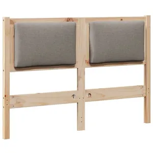 vidaXL Vidaxl Tête De Lit Autre Marron 120 Cm Bois Massif En Pin pas cher