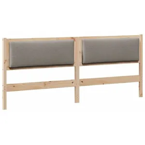 vidaXL Vidaxl Tête De Lit Autre Marron 200 Cm Bois Massif En Pin pas cher