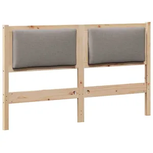 vidaXL Vidaxl Tête De Lit Autre Marron 160 Cm Bois Massif En Pin pas cher