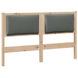 vidaXL Vidaxl Tête De Lit Autre Marron 140 Cm Bois Massif En Pin pas cher