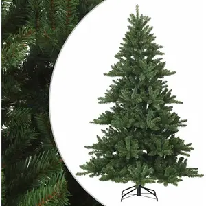vidaXL Sapin de Noël Artificiel à Branches Articulées Vert 240 cm pas cher