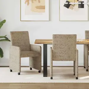 vidaXL Chaises de salle à manger 2 pcs Gris clair 57 x 66 x 94 cm pas cher