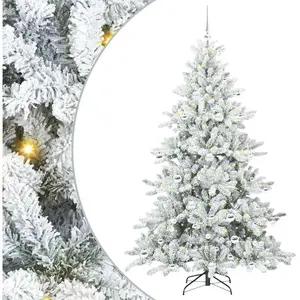 vidaXL Sapin de Noël Artificiel à Branches Articulées 180cm PVC pas cher