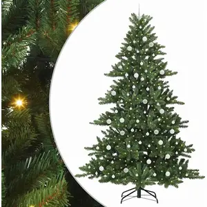 vidaXL Sapin de Noël Artificiel à Branches Articulées 240cm PVC pas cher