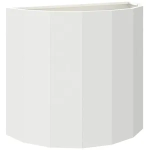 vidaXL Vidaxl Jardinière Blanc 60 X 30 X 50 Cm Acier pas cher